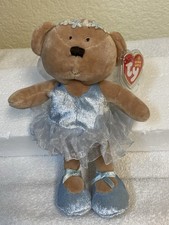 TY BEANIE BABY "FAIRYDUST" THE BALLERINA BEAR WITH TAG ERRORS