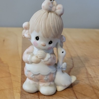 Precious Moments Ornament Waddle I Do Without You 1987 Duck Goose Christmas