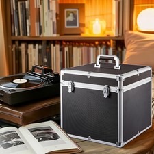7''/12" Vinyl Records Carry Storage DJ Collection Box Holder Case Holder