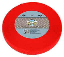 Country Brook Design® Hot Orange Sew On Loop Only (1 inch, 50 yards)