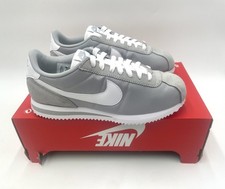 Nike Cortez Sport Trainers Flat Silver / White - Size UK 6 eu 39 RRP �90