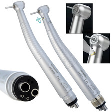 COXO Dental LED Mini High Speed Handpiece Air Turbine Mini Head 4Hole Self Power