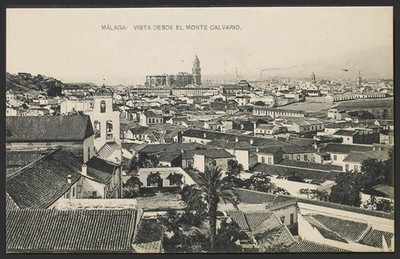 Málaga. MALAGA. Vista desde el monte Calvario.