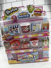 Shopkins Mini Packs Shopper Pack Season 10 - 16 Total Items -NEW