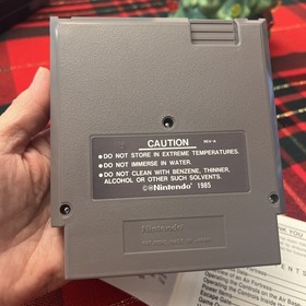 NES AIR Fortress 1989, Tested Original Owner, Cartridge/Sleeve/Manual