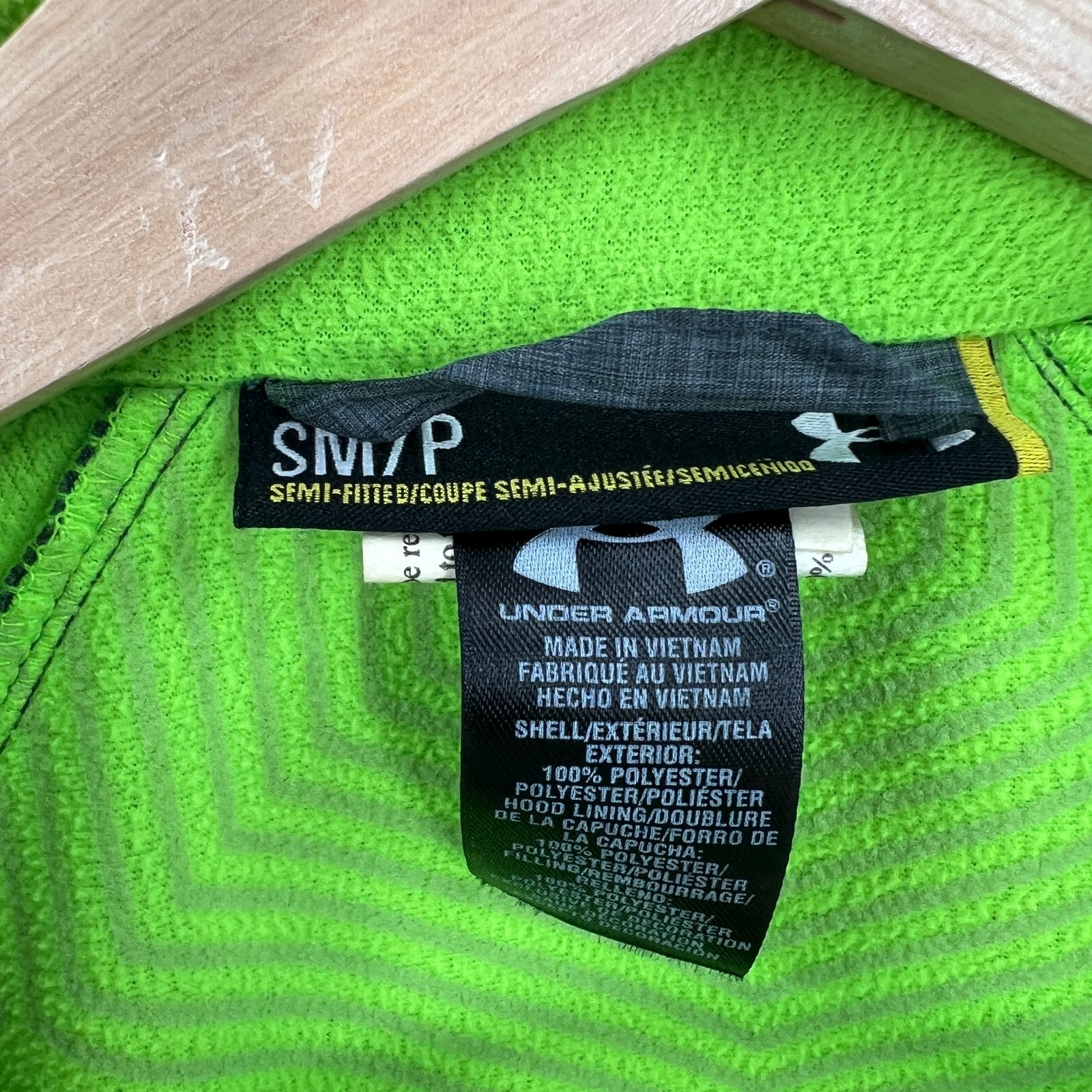 Under Armour soft shell full zip front quilted st… - image 3