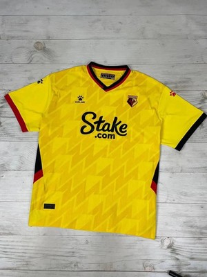 Watford 2022 2023 Home Football Shirt Soccer Jersey Kelme Size 3XL Men Yellow