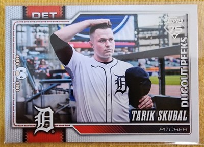 Tarik Skubal 2026 Topps Celebration #300 Dugout Peeks SP Detroit Tigers