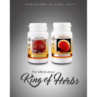 #ad Gano Excel Set 1 Excell 1 Gderma 90 Caps x2 Bottle Boost Immune Brain $78.99