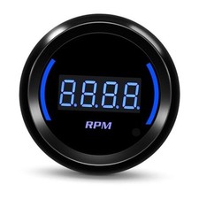2" 52mm 0-9000 RPM Gauge Blue Digital Tacho Meter for 12V Universal Tachometer