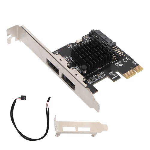 PCIE Zu Power Esata Erweiterungskarte 2 Port 6 0 Gbps Unterstützt Hot Swap P NTS - Bild 11 von 22