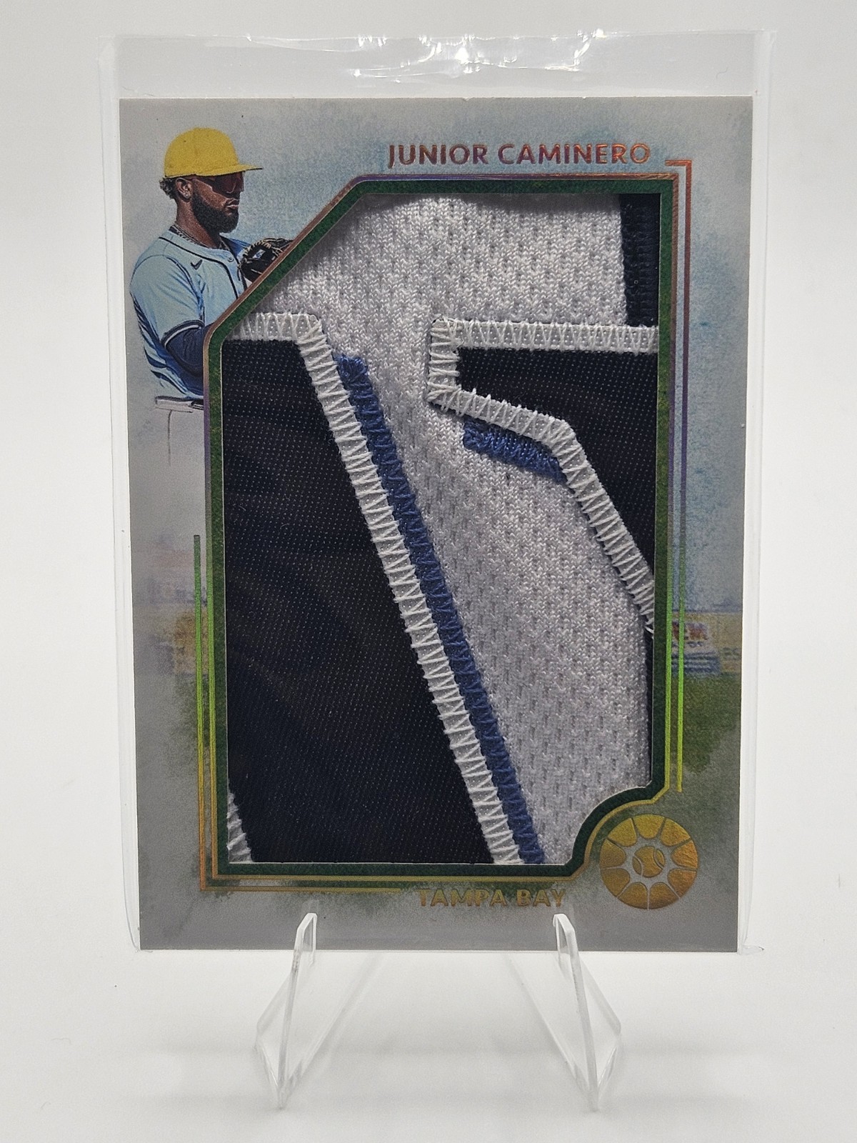 2024 Panini Boys of Summer Junior Caminero Massive Materials #MM-JC Holo Gold /5
