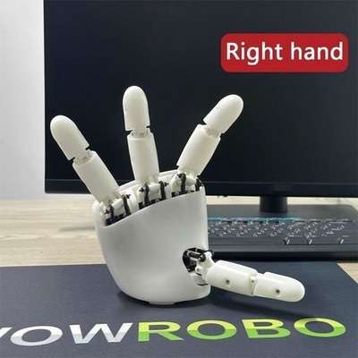 AmazingHand Open-Source Robotic Hand ( Unassembled Right Hand with PLA Parts) #t