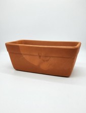 Terracotta Trough Planter 40cm | Outdoor Garden Plant Pot | Rectangular Planter