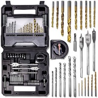 Forcekraft Werkzeug-Set 71-Tlg. Bohrer-Satz Bits SteckschlüSsel Koffer Profi