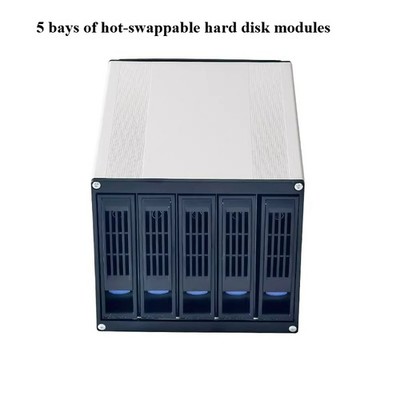 5 Bays of Hot-swappable Hard Disk Modules Hard Disk External Enclosure