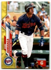 2020 Topps #690 Ehire Adrianza Yellow Minnesota Twins