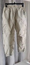 Gap Kids Easy Cargo Parachute Pants Grey Size XL 12 NWT