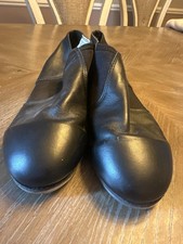 Black Leather Revolution Tap Shoes Size 7.0 AD M