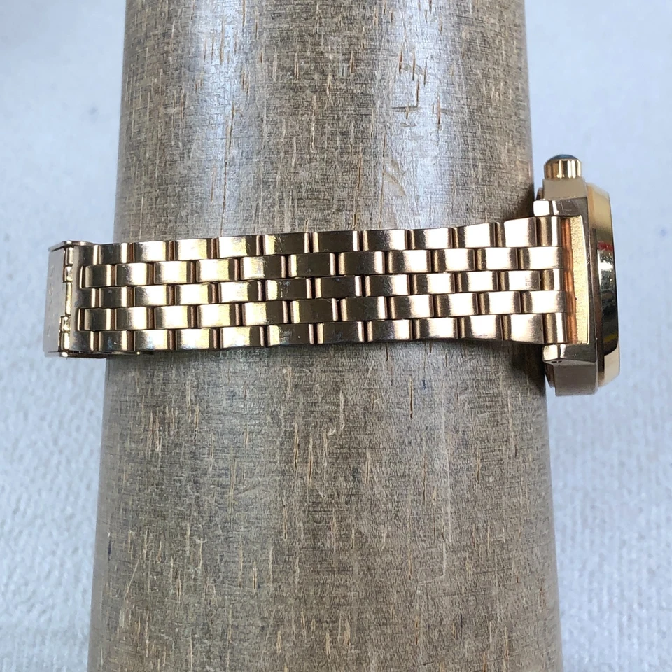 Reloj Nixon The Small Time Teller Mujer 14K Moda Tono Dorado Cuarzo 28mm 6 1/2" Foto 3 de 4