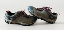 Merrell All Out Blaze Brown/Red Vent Mid Waterproof Hiking Boots Women's Size 11