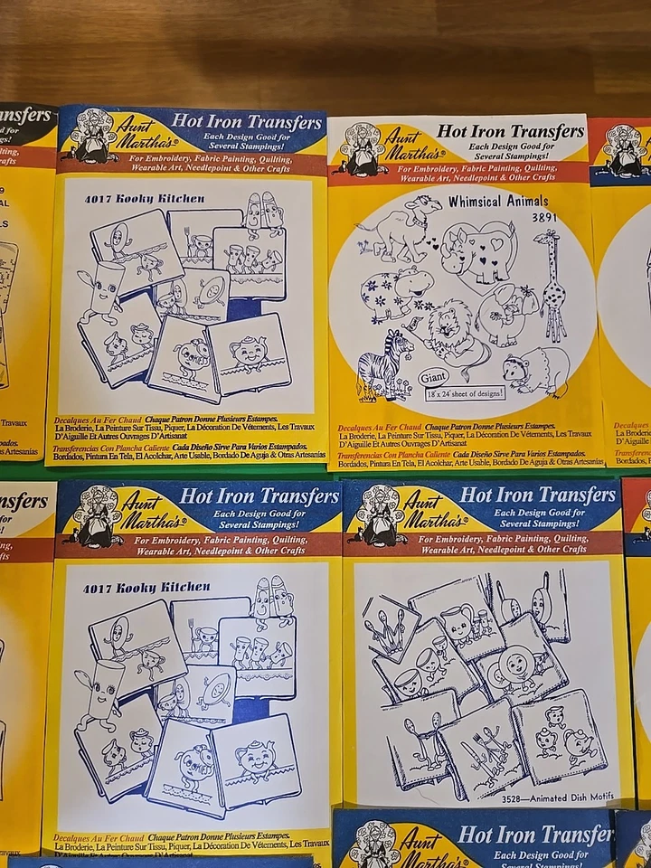 Lot 31  Vintage Aunt Martha's Hot Iron Transfers New In Package (A) - Image 3 of 4