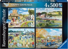 Countryside Nostalgia 4 x 500 Piece PuzzleSet