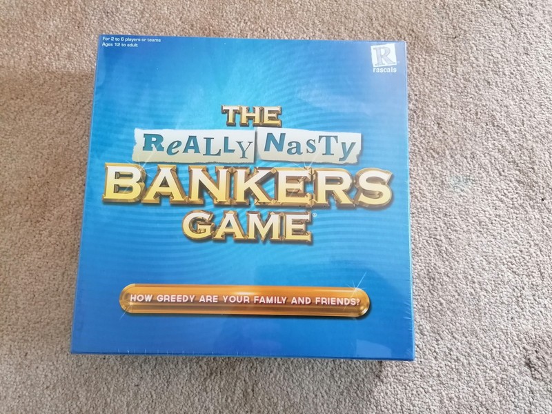 The Really Nasty Bankers Board Game New Sealed