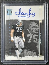 HOWIE LONG 2024 PANINI IMPECCABLE #IM-HLG IMMORTAL INK AUTO SILVER 44/49
