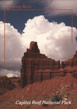 Larry Ulrich Utah UT Chimney Rock, Capitol Reef National Park Vintage Postcard