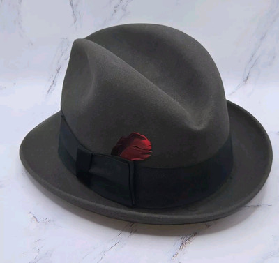 Vintage Knox New York   Knott Daybreak   Mens 6-7/8 Fedora Hat   The London Shop