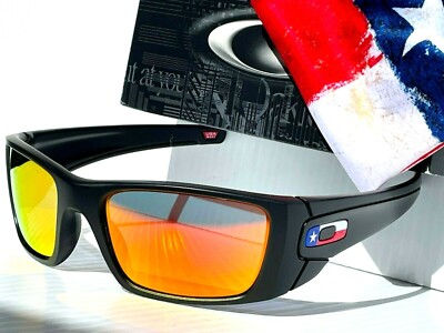NEW Oakley Fuel Cell TEXAS FLAG POLARIZED Galaxy RUBY Sunglass
