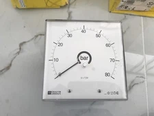 2X CHAUVIN ARNOUX 0-80 Bar Pressure Gauges