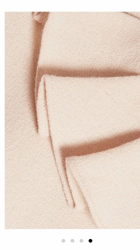 Ivory/ Off White/ Nude Mini Wool Dress By GOAT. Us Size 8 Original Price $730 - Picture 8 of 10