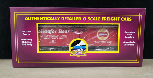 MTH Schaefer Beer 36' Woodsided Reefer Car #11271944