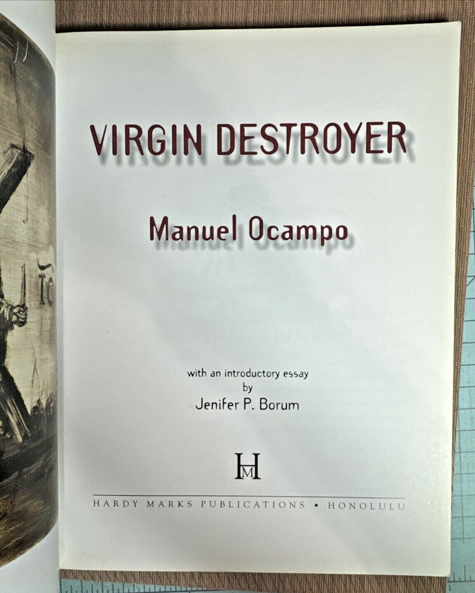 洋書 Manuel Ocampo /virgin destroyer PAINTINGS OF MANUEL OCAMPO, VIRGIN DESTROYER By Jennifer