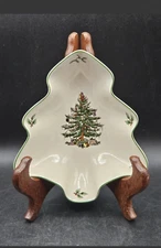 Spode Christmas Tree 2005 Candy Nut Dish Vintage Bone China