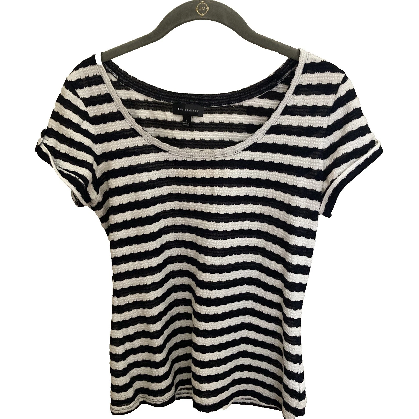 Женские акриловые полосатые топы The Limited