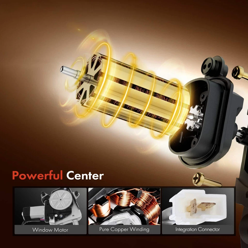 Power Electric Window Regulator with Motor for Ford Probe 1989-1992 Front Left - Image 4 of 4