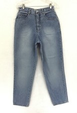 LA Blues / Y2K VTG High Waist 100 Cotton Tapered MOM Denim Jeans / Size 12 AV