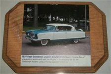 1955 AMC Nash Statesman Custom Country Club Car Plaque 