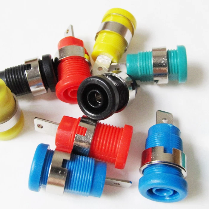 2sets 5colors 1000V 32A 4mm Step Binding Post Banana Jack Safety Protection Plug - Image 3 of 3