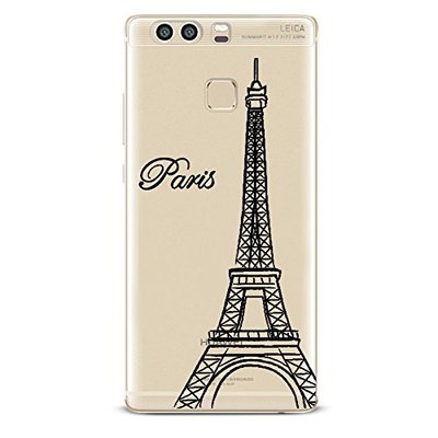 Coque Souple Transparente Imprimée Pour Huawei P9 - Neuf, Marque Novago