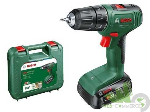 TRAPANO AVVITATORE A BATTERIA BOSCH 18V 2,0 Ah EASY DRILL 2 VELOCITà COMPATTO
