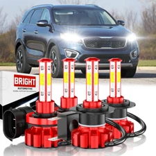 4X For Kia Sorento 2015-2018 2019 H7 & H11 LED Headlight Combo High/Low Bulb Kit
