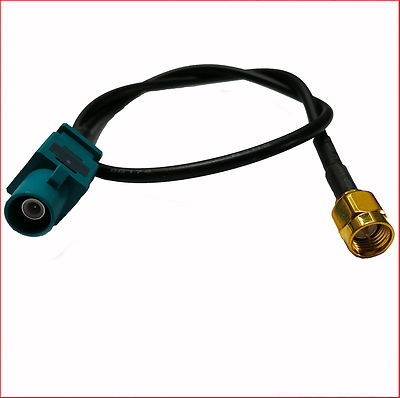 Antenne Adapter FAKRA - SMA Buchse GPS Kabel für VW AUDI SEAT SKODA Ford BMW