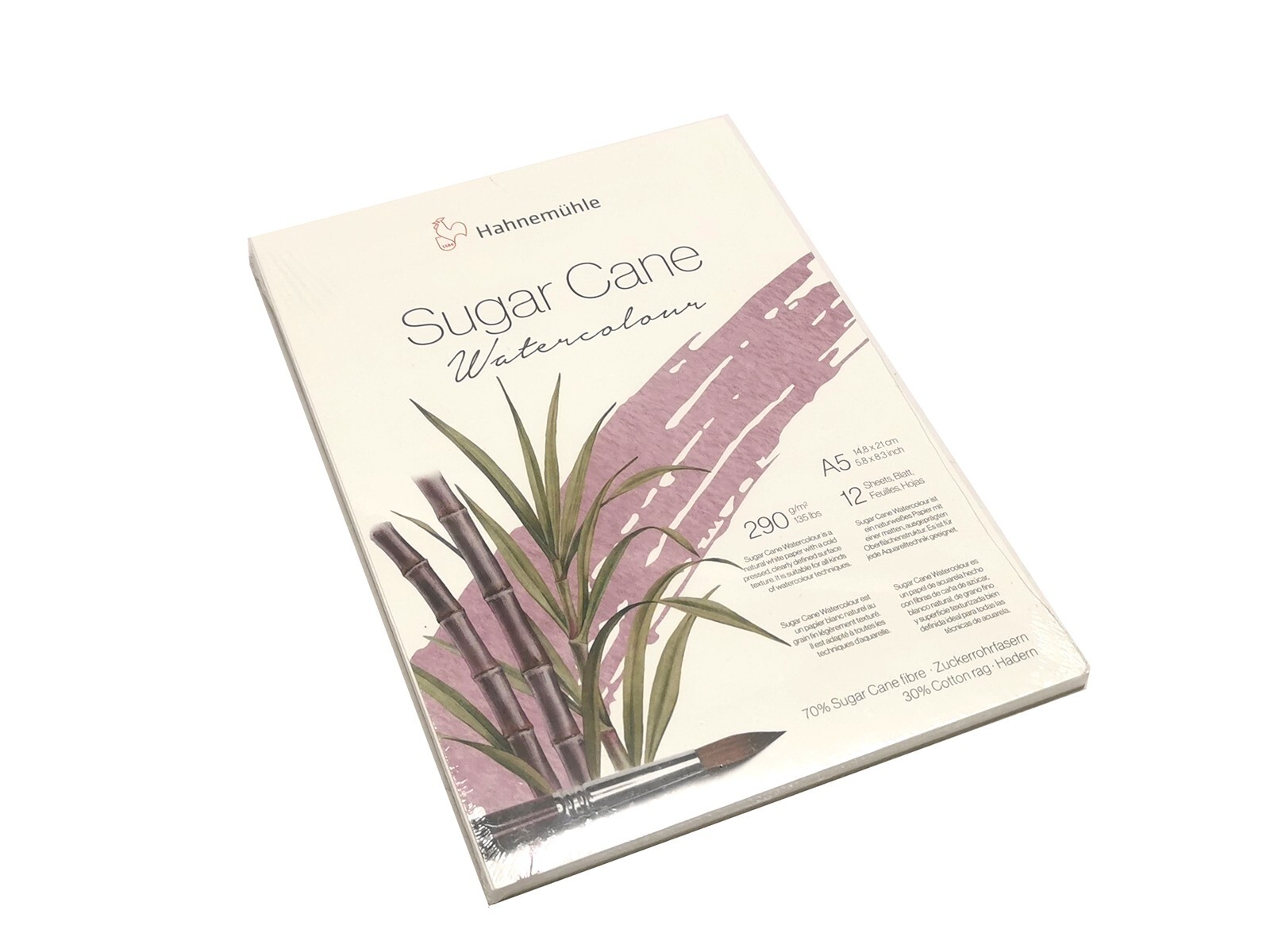 HAHNEMUHLE SUGAR CANE - 290 g/mq - GF - A5 - 30% cotone - 12 fogli