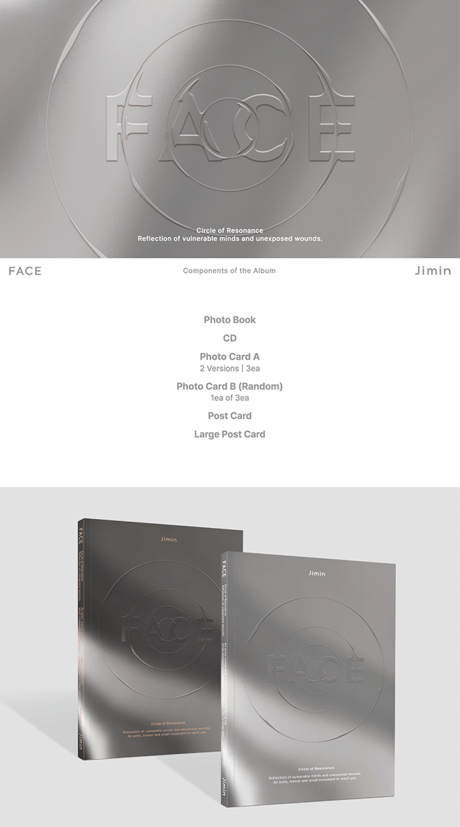 BTS JIMIN FACE CD 2形態セット JPFCカード付 BTS JIMIN Face 2 version Set + Store Gift Photos | eBay