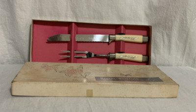 Regent Sheffield The Miracle Worker Stainless Knife and Fork Serving Set NIB