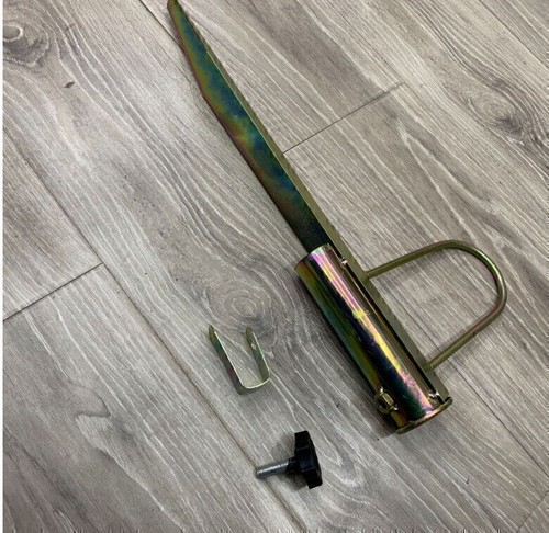 2x Rasendorn Sonnenschirmhalter Metall Bodenhülse Erdspieß Sonnen Schirm Halter, - Bild 9 von 17